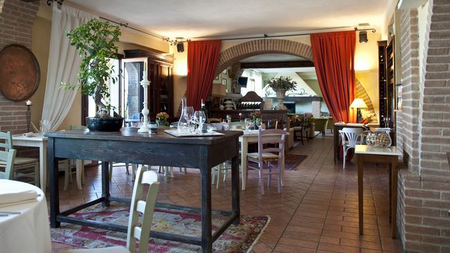 Il Poggio Guest House Celle sul Rigo Restaurant bilde