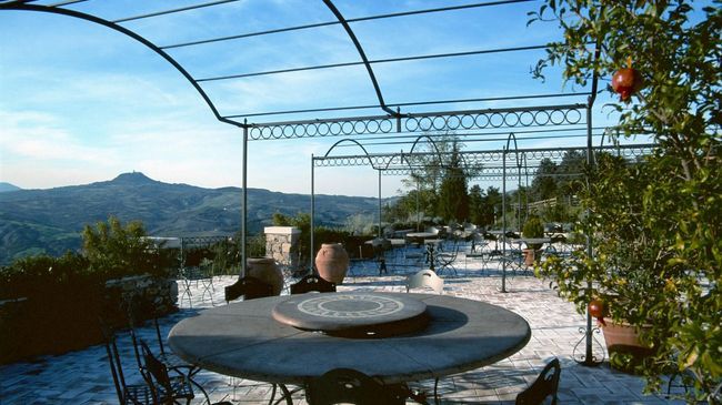Il Poggio Guest House Celle sul Rigo Restaurant bilde